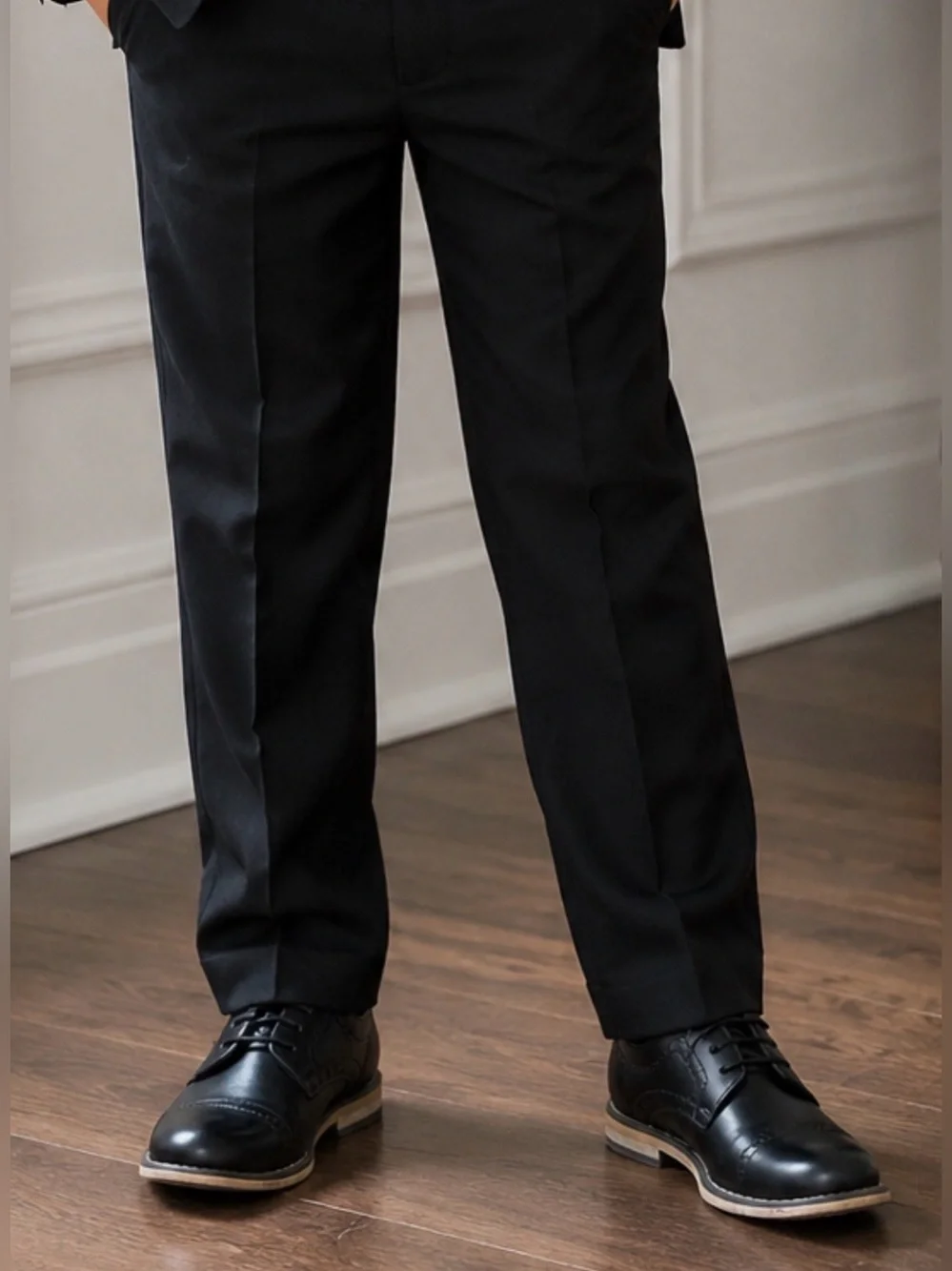 Stacy Adams Boys Black Oxford Dress Shoes Size 8M – Classic Formal Lace-Up